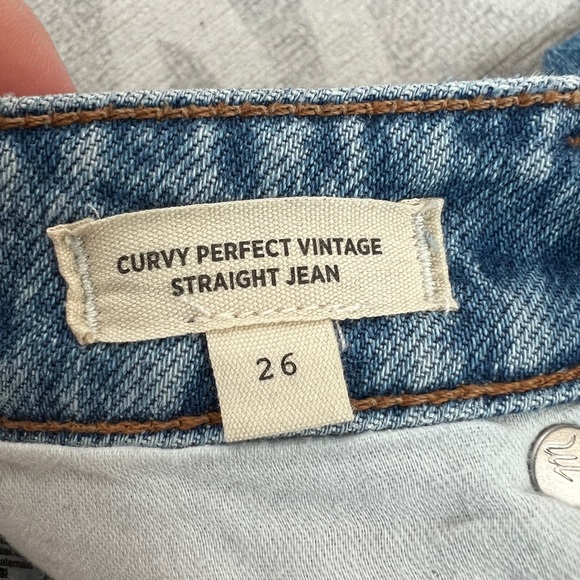Madewell Curvy Perfect Vintage Straight Jean - Picture 3 of 4